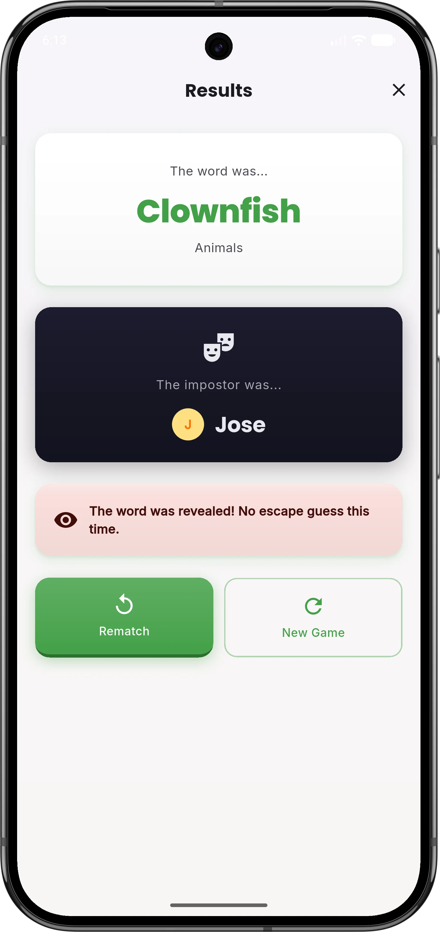 Impostor: Spy Word Game screenshot